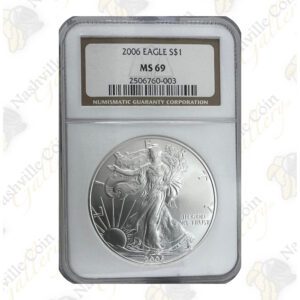 2006 American Silver Eagle - 1 oz - NGC MS69