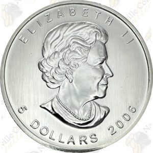 2006 CANADIAN SILVER MAPLE LEAF — 1 OZ — UNCIRCULATED