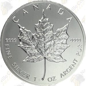 2012 CANADIAN SILVER MAPLE LEAF — 1 OZ — UNCIRCULATED — SKU #12024 