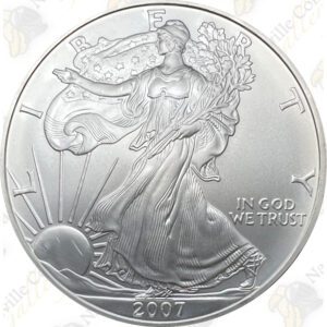 2007 1 oz American Silver Eagle - Brilliant Uncirculated