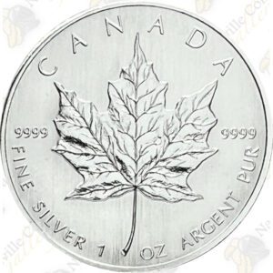 2008 CANADIAN SILVER MAPLE LEAF — 1 OZ — UNCIRCULATED