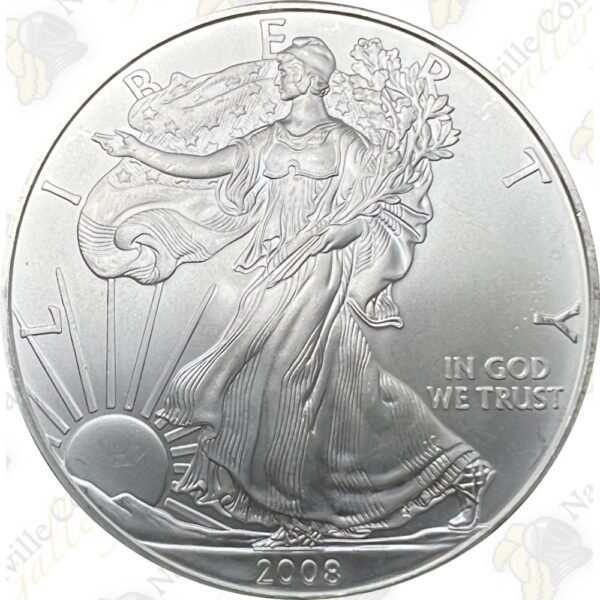 2008 1 oz American Silver Eagle – Brilliant Uncirculated