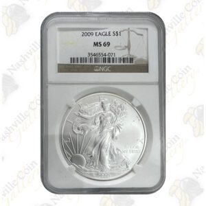 2009 American Silver Eagle - 1 oz - NGC MS69