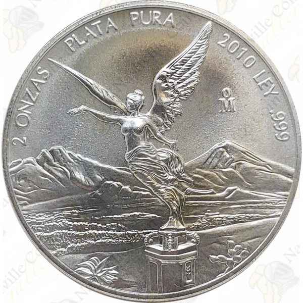 2010 Mexico 2-oz .999 fine silver Libertad