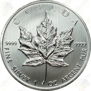 2010 Canada 1 oz .9999 fine silver Maple Leaf