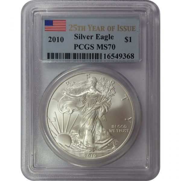 2010 American Silver Eagle - PCGS MS70 First Strike