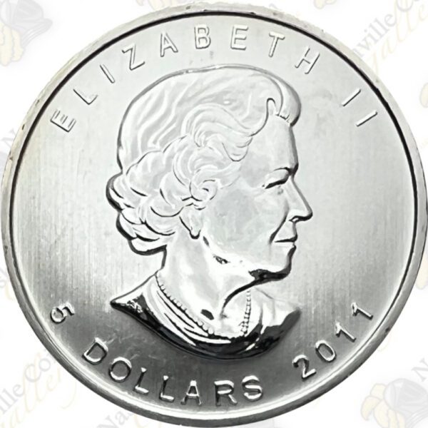 2011 Canada 1 oz .9999 fine silver Maple Leaf