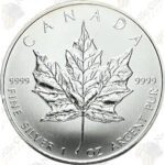 2011 Canada 1 oz .9999 fine silver Maple Leaf