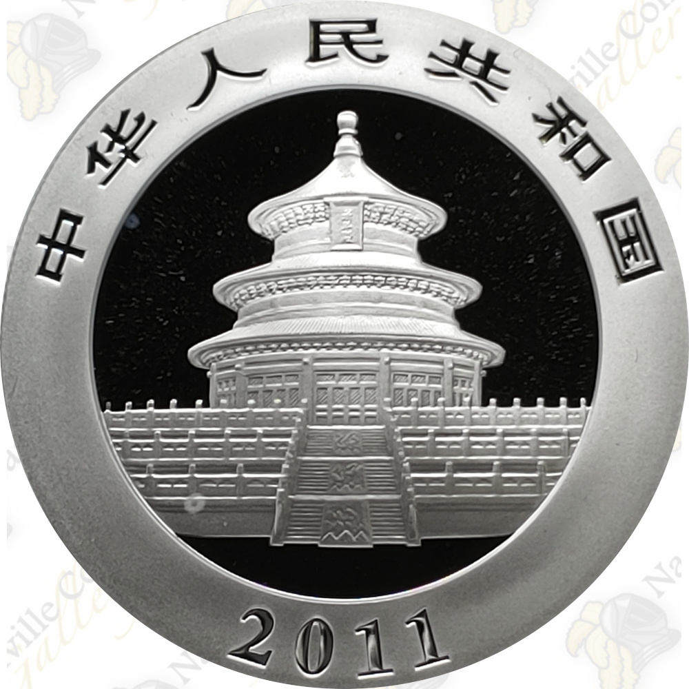 Details about   Chinese Mint China ¥ 10 Yuan Panda 2011 1 oz .999 Silver Coin 