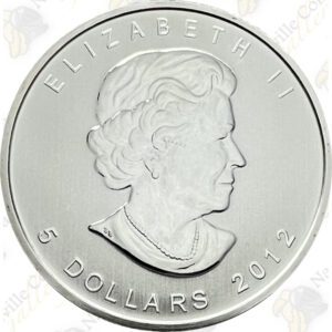 2012 CANADIAN SILVER MAPLE LEAF — 1 OZ — UNCIRCULATED