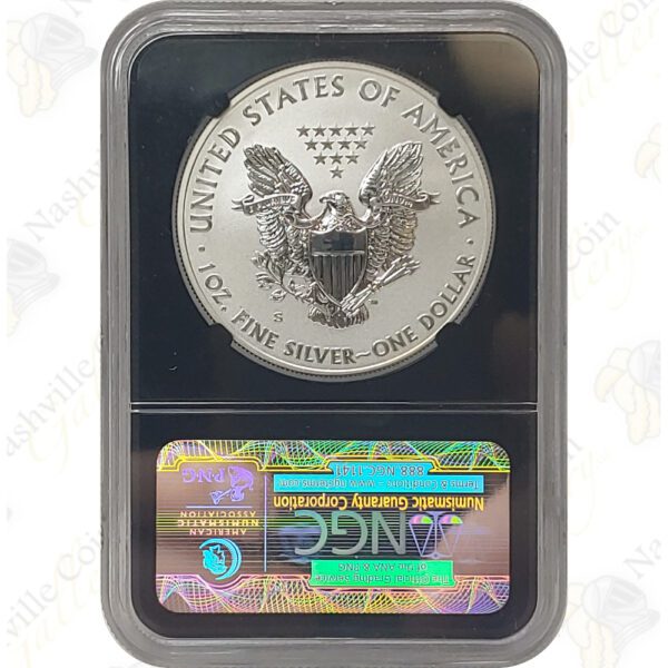 2012-S 2-coin San Francisco American Silver Eagle set -- NGC PF70