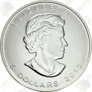 2013 CANADIAN SILVER MAPLE LEAF — 1 OZ — UNCIRCULATED