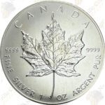 2013 CANADIAN SILVER MAPLE LEAF — 1 OZ — UNCIRCULATED