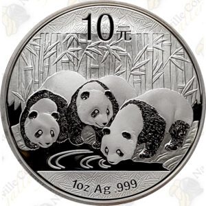 2013 1 OZ CHINESE SILVER PANDA - 10 YUAN - UNCIRCULATED