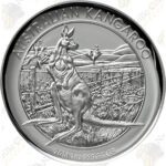 2014 Australia $1 High Relief 1 oz .999 fine silver Kangaroo (Proof)