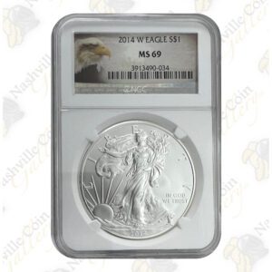 2014 American Silver Eagle – 1 oz – NGC MS69