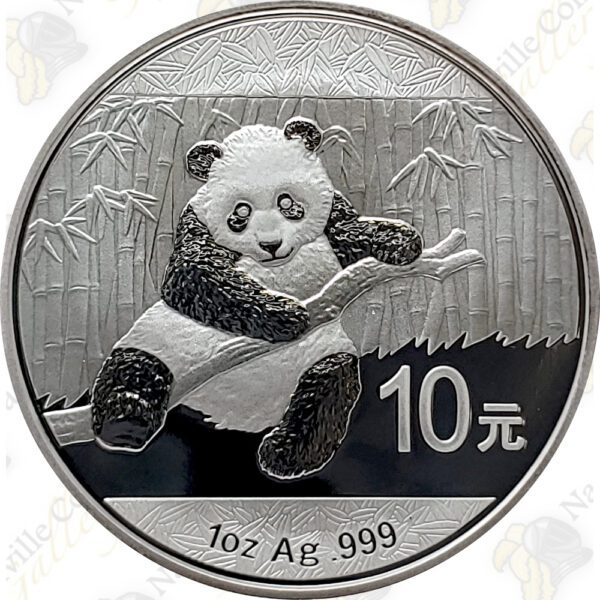 2014 1 oz Chinese Silver Panda – 10 Yuan – Uncirculated