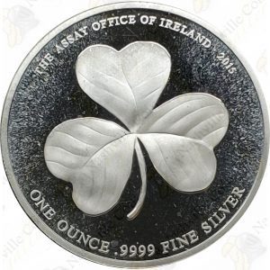 2015 Ireland 1 oz silver Shamrock