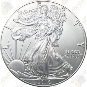 Non-Certified BU American Silver Eagles