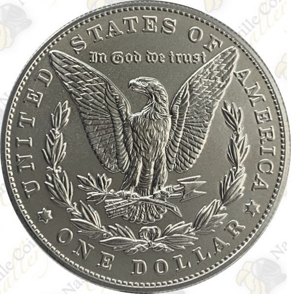 2021-P Morgan Silver Dollar with box and COA -- .858 oz pure silver.