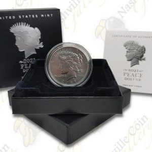 2021 Peace Dollar with Box and COA