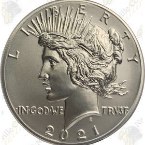 2021 Peace Dollar with Box and COA