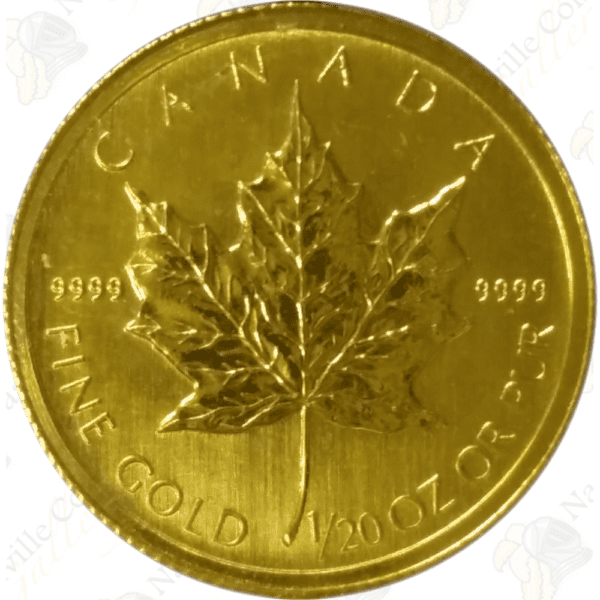 1/20 oz Canadian Gold Maple Leaf