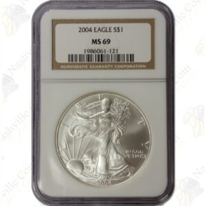 2004 American Silver Eagle - 1 oz - NGC MS69