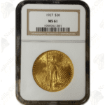 US $20 Gold St. Gaudens MS61