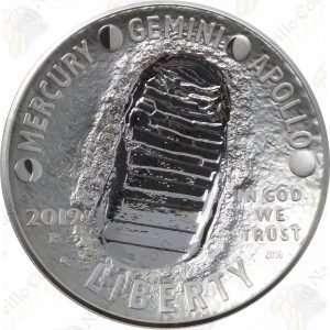 2019 Apollo 11 Commemorative Proof Silver Dollar