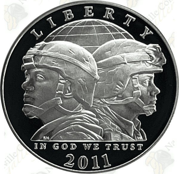 2011 US Army Commemorative Proof Silver Dollar