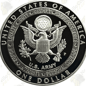 2011 US Army Commemorative Proof Silver Dollar