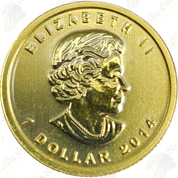 Canada 1/20 oz .9999 fine gold Maple Leaf