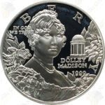 1999 Dolley Madison Proof Silver Dollar