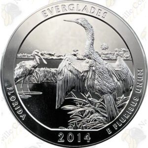 2014 Everglades 5 oz. ATB Silver Coin – Uncirculated