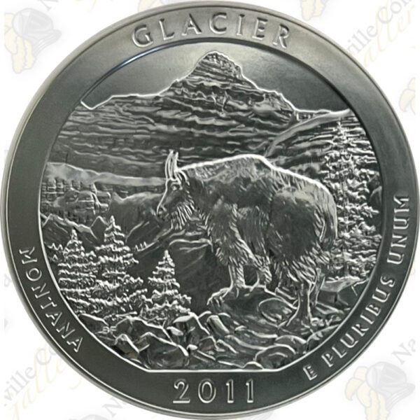 2011 Glacier 5 oz. ATB Silver Coin – Uncirculated