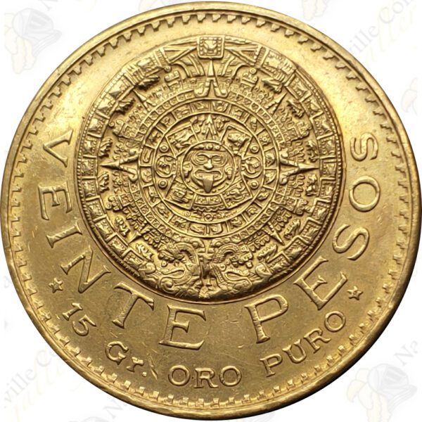Mexico 20 pesos gold -- .4823 oz pure gold
