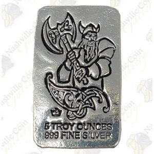 Monarch "Viking" Battle Axe 5 oz silver bar