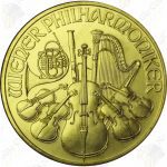 Austria 1/4 oz .9999 fine gold Philharmonic