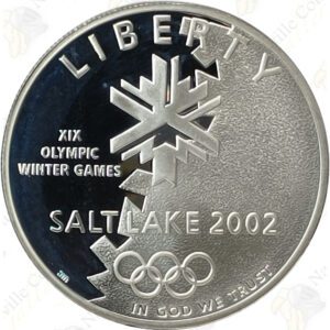 2002 Salt Lake Olympic Winter Games $1 Proof