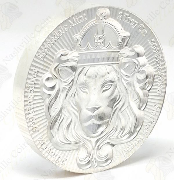 Scottsdale Mint 2 oz .999 fine silver "Stacker" round