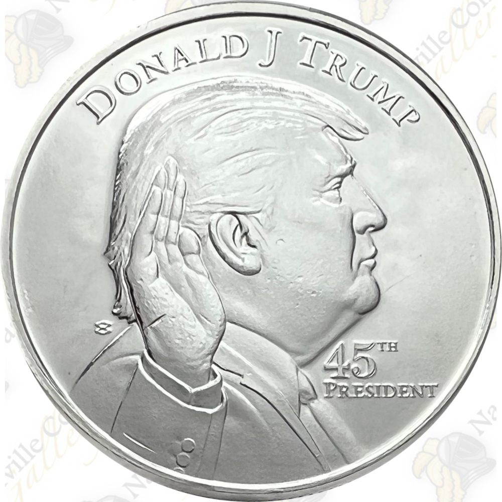 2016 Trump Silver Coin MAGA Make America Great 1 Troy Oz .999 Coin