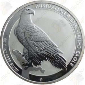 2017 Australia 1 oz .999 fine silver Wedge Tailed Eagle