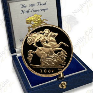 1987 Great Britain Proof 1/2 Sovereign