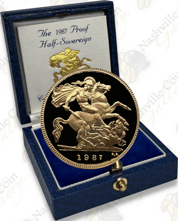 1987 Great Britain Proof 1/2 Sovereign