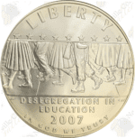 2007 Little Rock Desegregation Uncirculated Silver Dollar