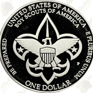 2010 Boy Scouts Commemorative Proof Silver Dollar