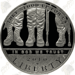 2010 Disabled Veterans Commemorative Proof Silver Dollar