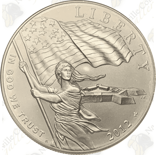 2012 Star Spangled Banner Uncirculated Silver Dollar