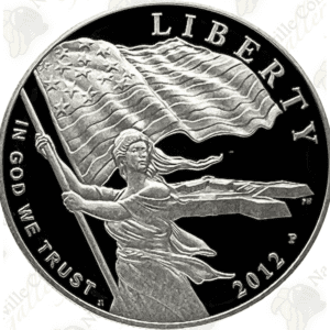 2012 Star Spangled Banner Proof Silver Dollar